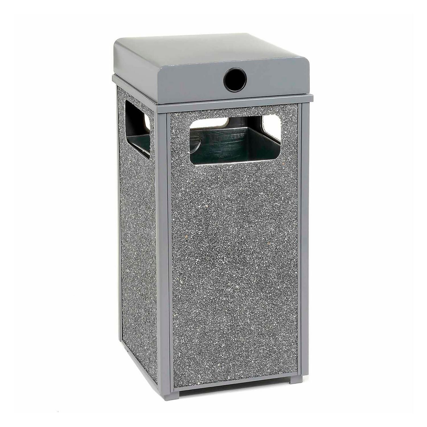 global-industrial-stone-panel-all-weather-trash-receptacle-urn-24-gal-steel-gray-gbe238241gy_1